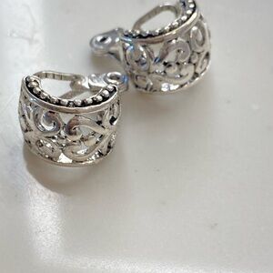 Vintage Silver Filigree Earrings